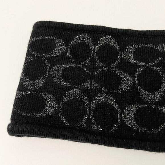 Coach Knit Headband Ear Warmer Flaws - Picture 7 of 16